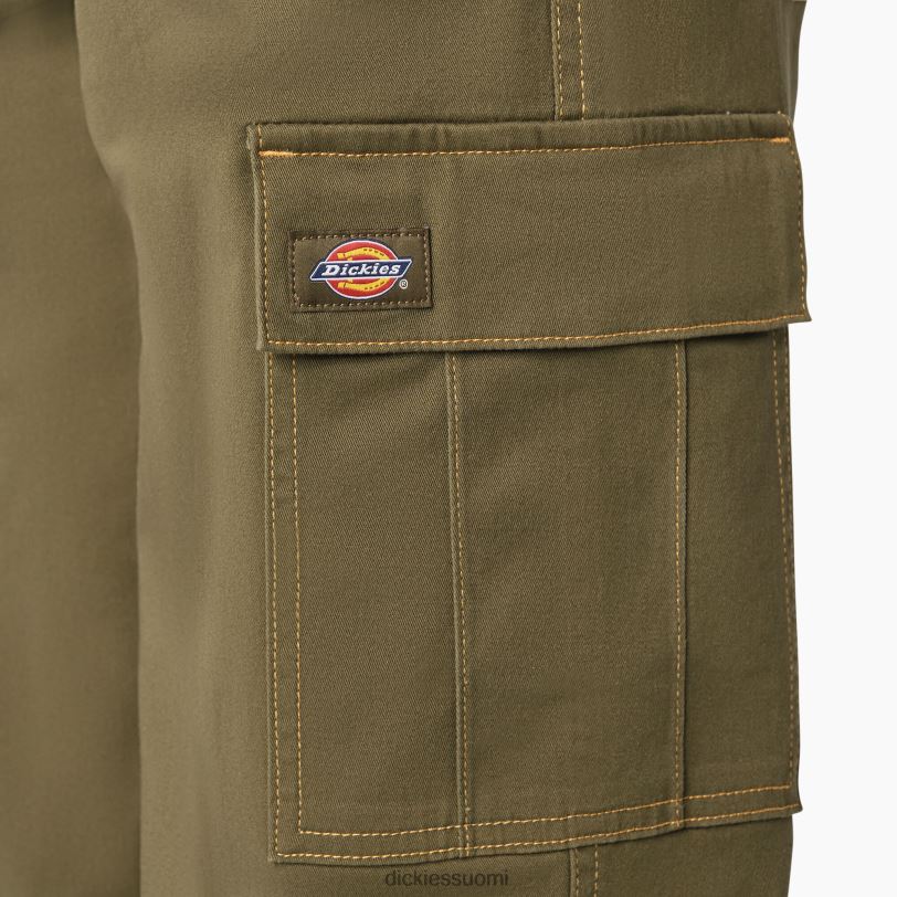 Dickies naiset kontrastiompeleet rajatut cargo-housut säännöllinen vaatteet Z844X1805
