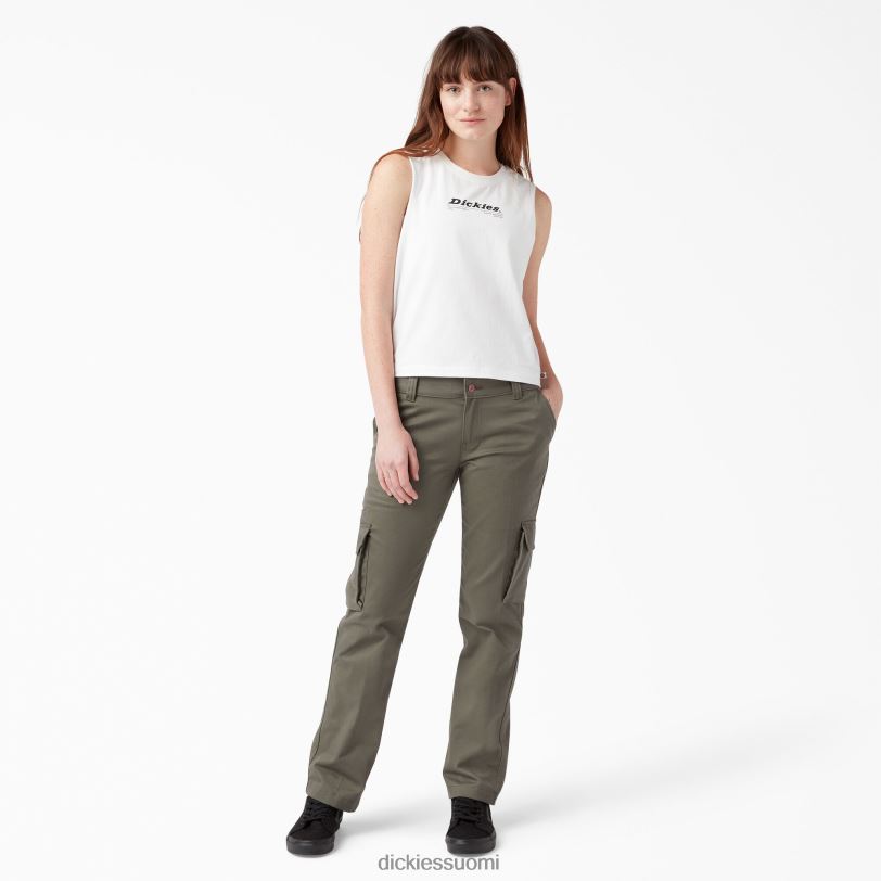 Dickies naiset rento istuvuus stretch cargo-housut säännöllinen vaatteet Z844X1743