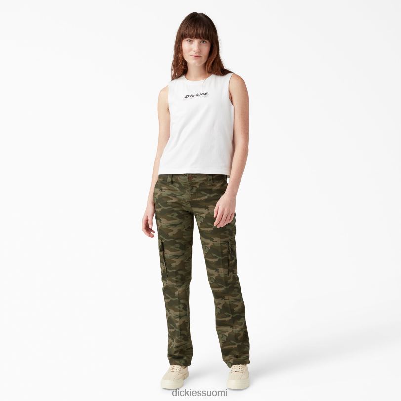 Dickies naiset rento istuvuus stretch cargo-housut säännöllinen vaatteet Z844X1744