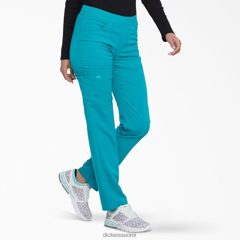 Dickies naiset tasapainossa kapeneva lahkeensuu housut sinivihreä (dtl) vaatteet Z844X2547