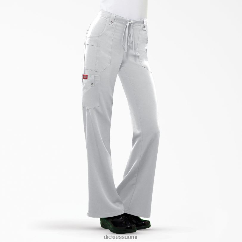 Dickies naiset xtreme stretch flare lahkeen cargo scrub housut valkoinen (dwh) vaatteet Z844X2427