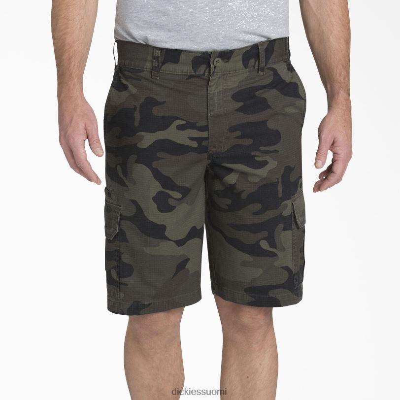 Dickies miehet rento istuvuus ripstop cargo shortsit 11" sammaleenvihreä/musta camo (smbc) vaatteet Z844X433