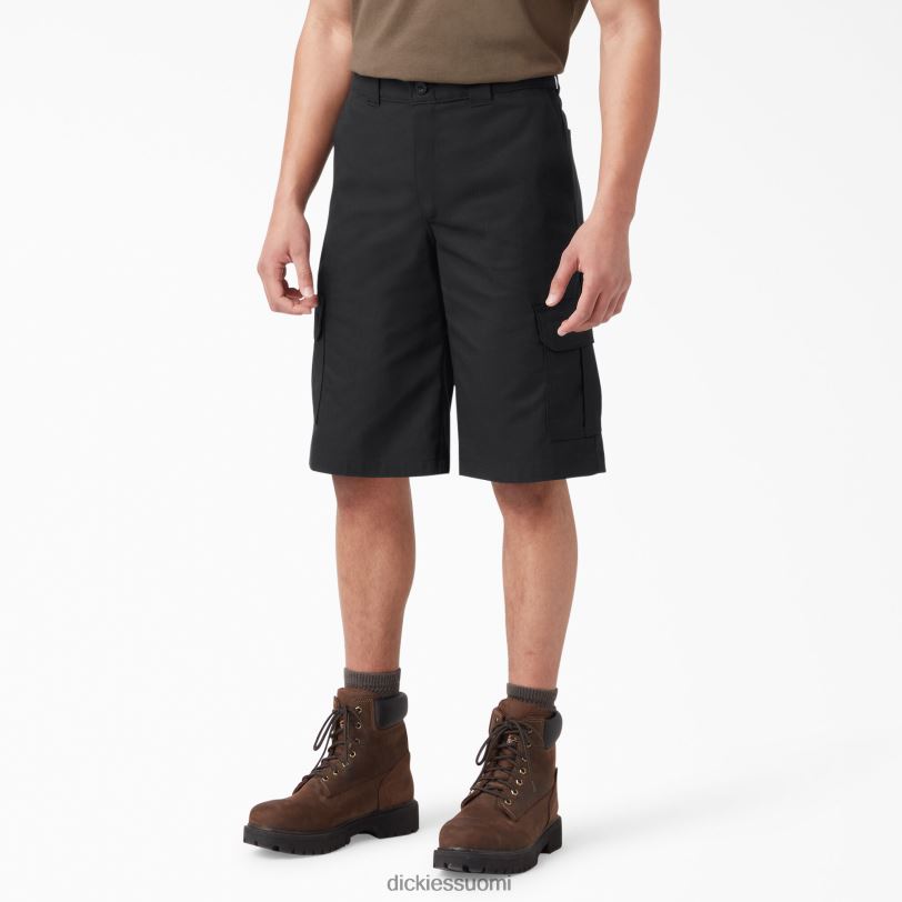 Dickies miehet rento malli cargo shortsit 13" musta (bk) vaatteet Z844X360