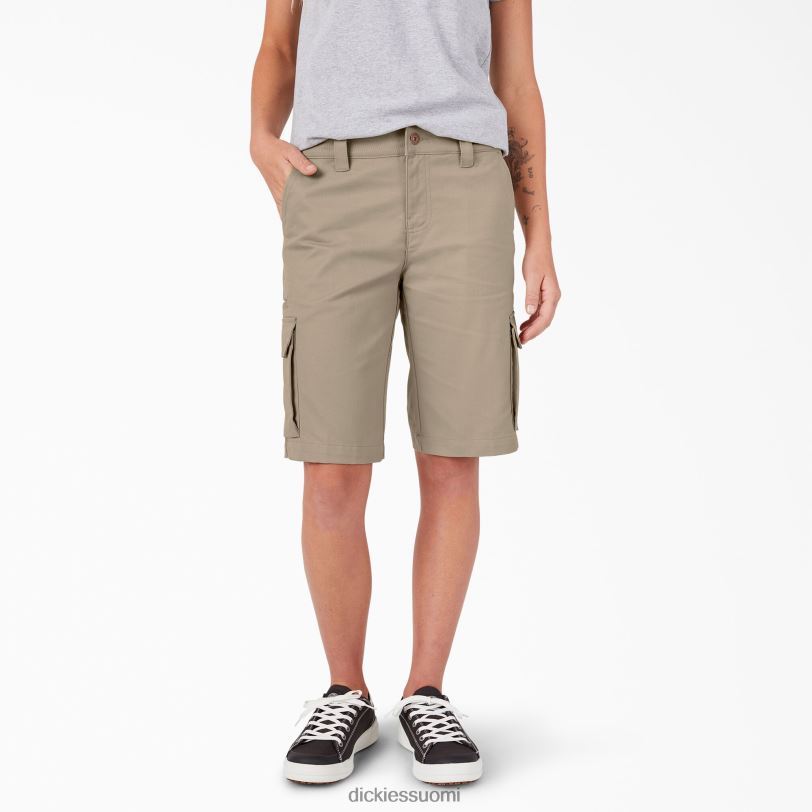Dickies naiset rento malli cargo shortsit 11" aavikon hiekka (ds) vaatteet Z844X2226