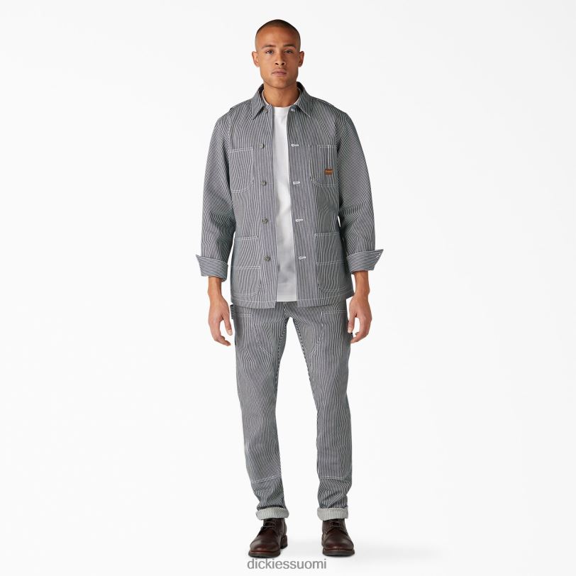 Dickies miehet 1922 tuplapolvihousut hikkoriraita (hs) vaatteet Z844X219