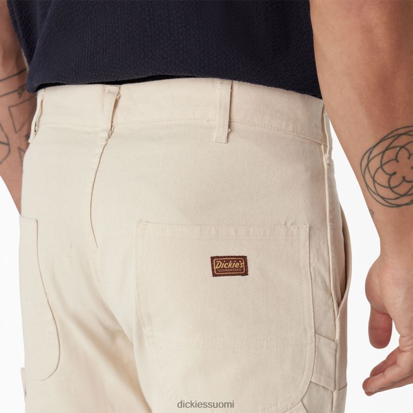 Dickies miehet 1922 tuplapolvihousut huuhdeltu luonnollinen (rnt) vaatteet Z844X222