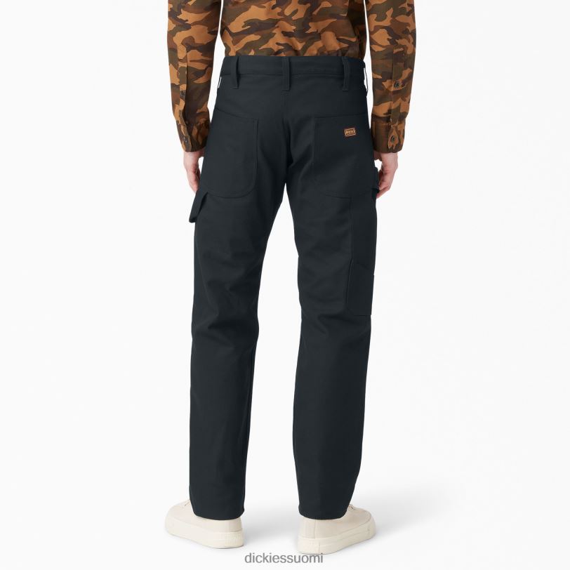 Dickies miehet 1922 tuplapolvihousut huuhdeltu musta (rbk) vaatteet Z844X221