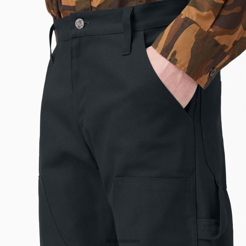 Dickies miehet 1922 tuplapolvihousut huuhdeltu musta (rbk) vaatteet Z844X221
