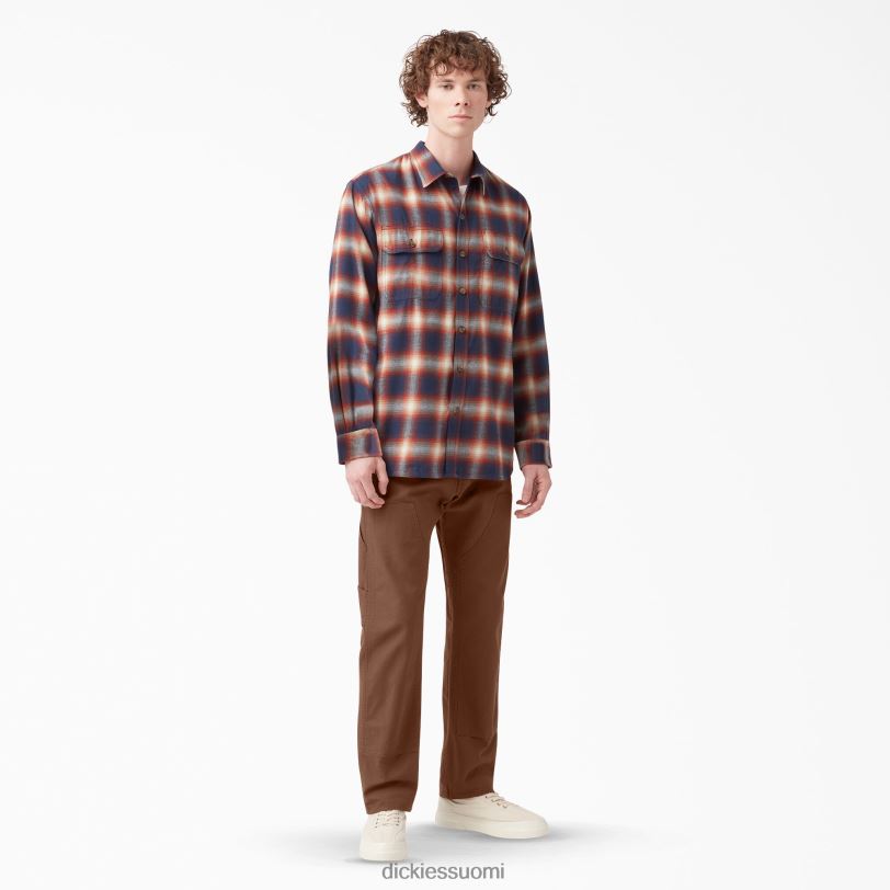 Dickies miehet 1922 tuplapolvihousut huuhdeltu puu ruskea (rtb) vaatteet Z844X223