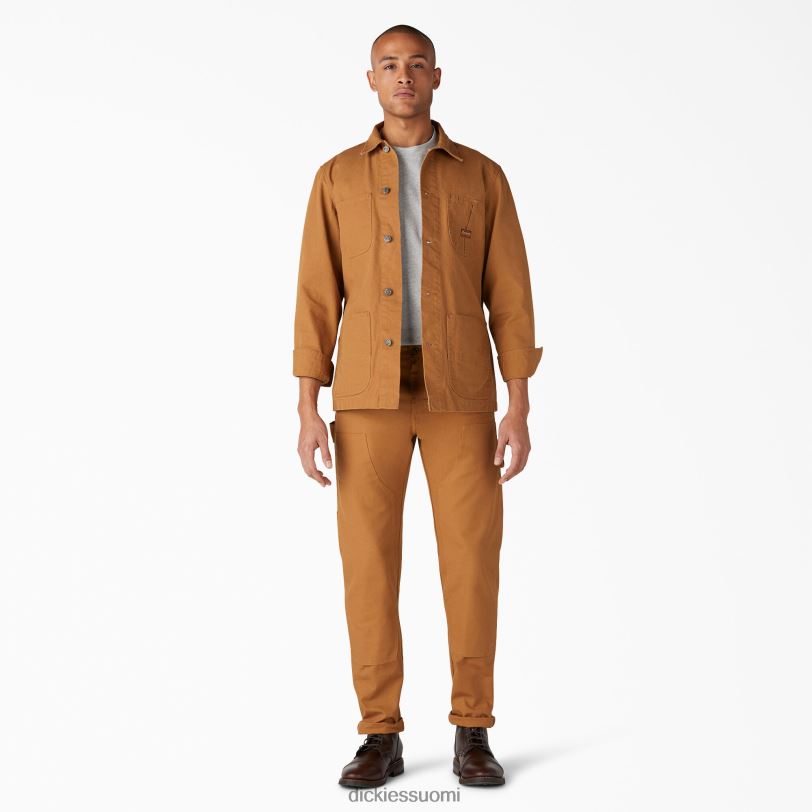 Dickies miehet 1922 tuplapolvihousut huuhdeltu ruskea ankka (rbd) vaatteet Z844X220