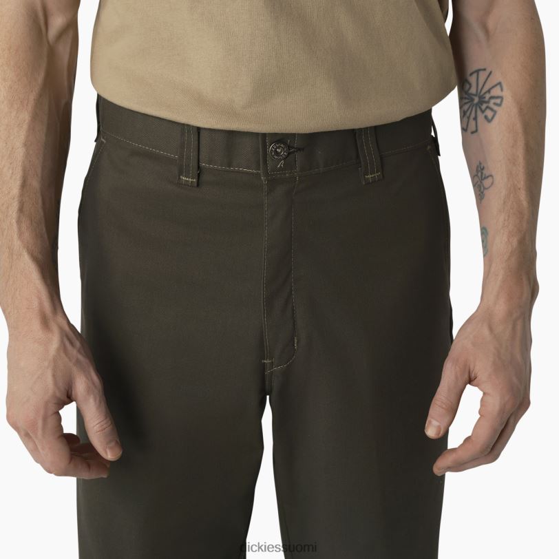 Dickies miehet rullalautailu kaksinkertaiset polvihousut oliivinvihreä (og) vaatteet Z844X163