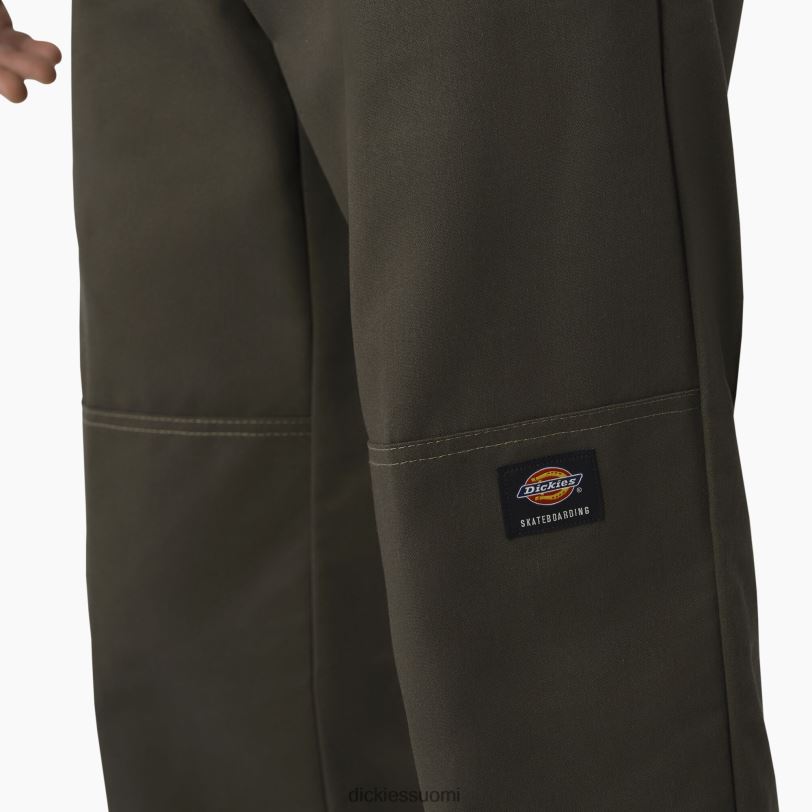 Dickies miehet rullalautailu kaksinkertaiset polvihousut oliivinvihreä (og) vaatteet Z844X163