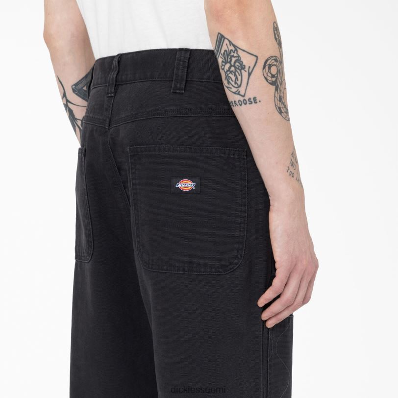 Dickies miehet thorsby double front utility housut musta (bkx) vaatteet Z844X294