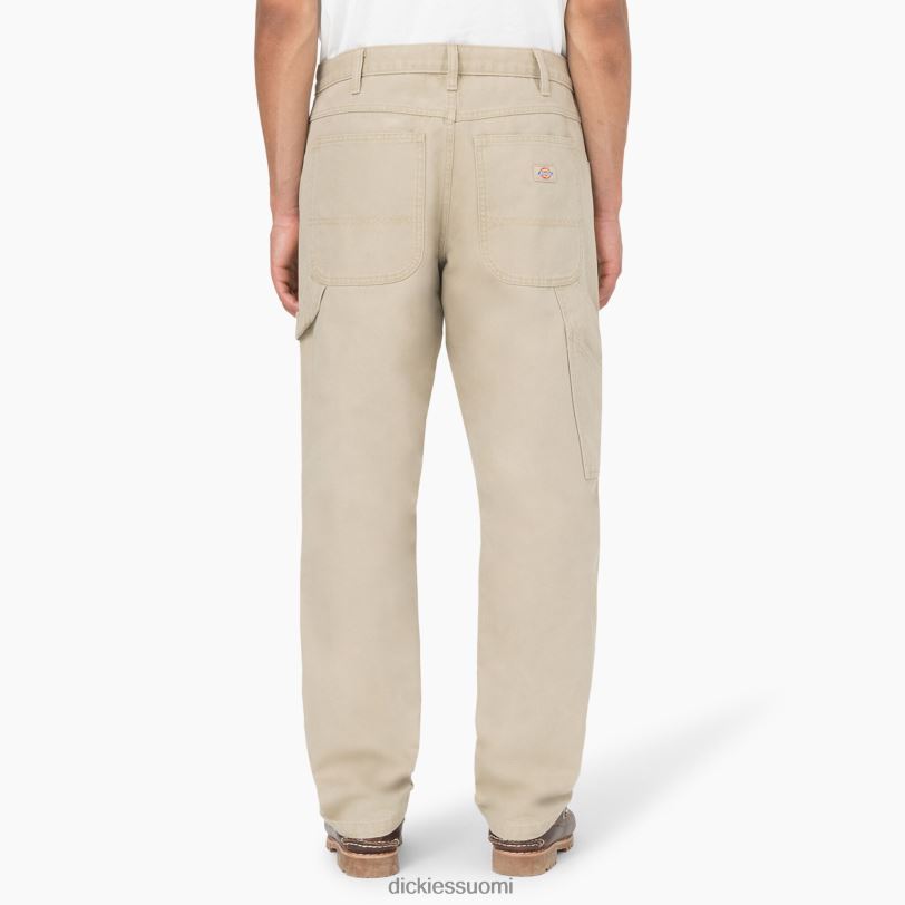 Dickies miehet normaalikokoiset kivipestyt ankkapuusepänhousut kivipesty aavikon hiekka (sds) vaatteet Z844X252