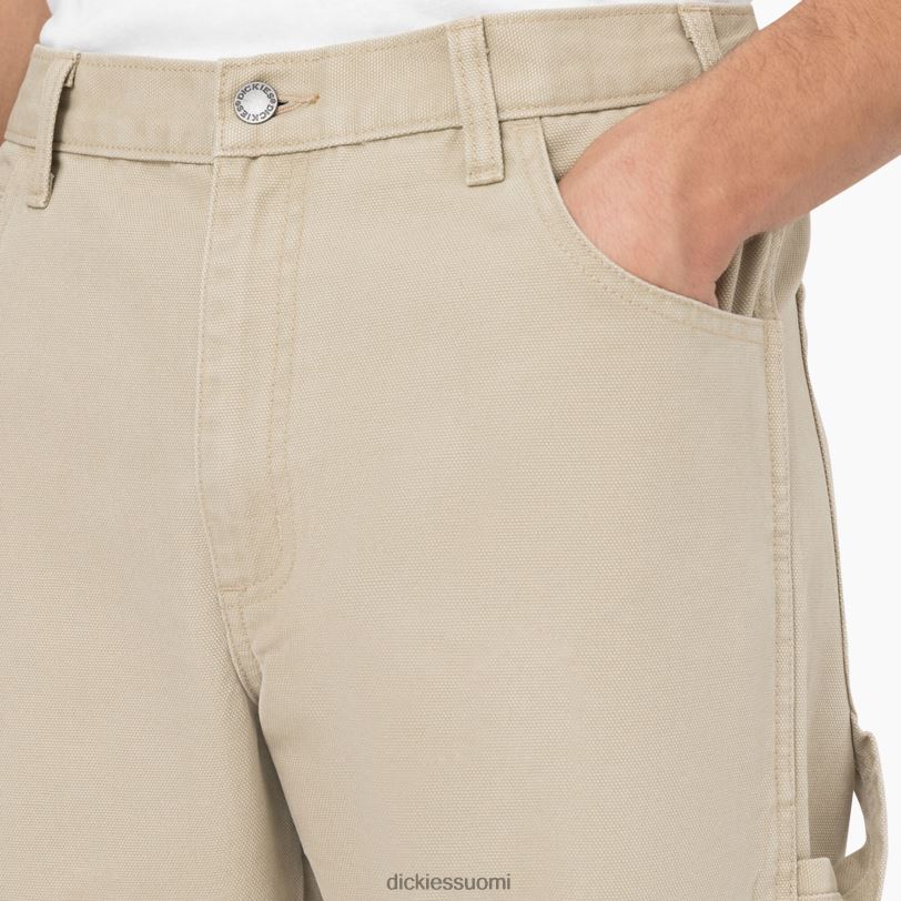 Dickies miehet normaalikokoiset kivipestyt ankkapuusepänhousut kivipesty aavikon hiekka (sds) vaatteet Z844X252