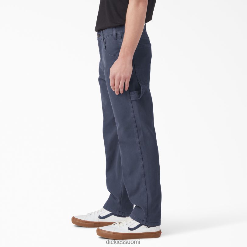 Dickies miehet normaalikokoiset kivipestyt ankkapuusepänhousut kivipesty laivasto (d53) vaatteet Z844X249