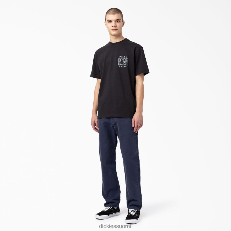 Dickies miehet normaalikokoiset kivipestyt ankkapuusepänhousut kivipesty laivasto (d53) vaatteet Z844X249
