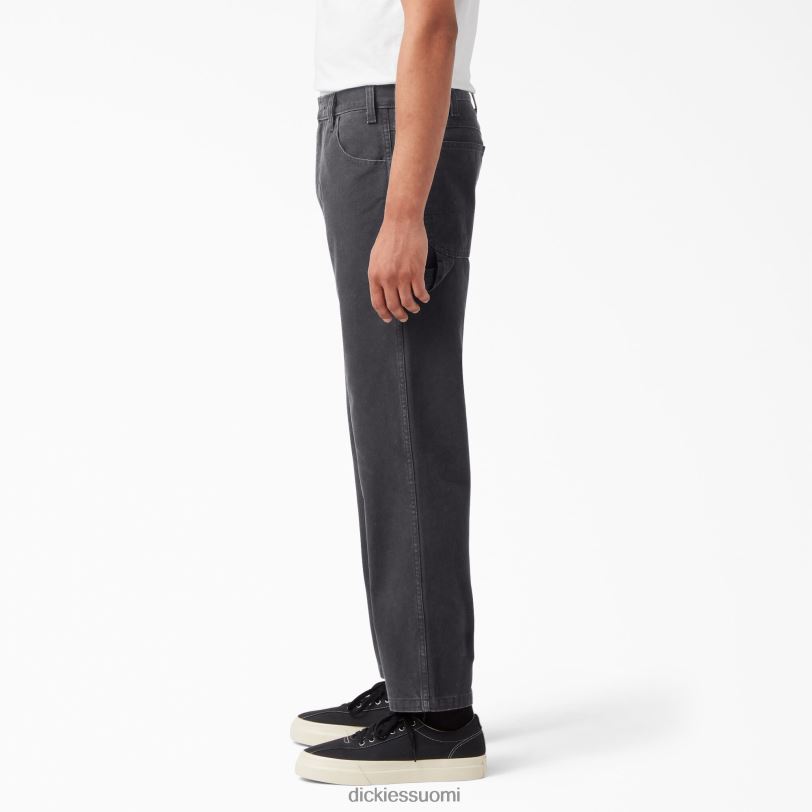 Dickies miehet normaalikokoiset kivipestyt ankkapuusepänhousut kivipesty musta (sbk) vaatteet Z844X251
