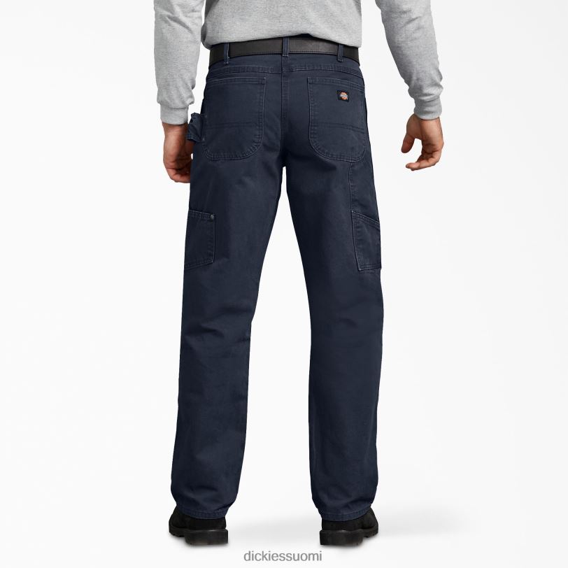 Dickies miehet rento istuvuus hiotut ankkapuusepän housut huuhdeltu tummansininen (rdn) vaatteet Z844X143