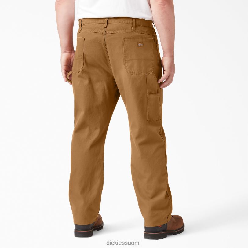 Dickies miehet rento istuvuus raskaat ankkapuusepän housut huuhdeltu ruskea ankka (rbd) vaatteet Z844X84