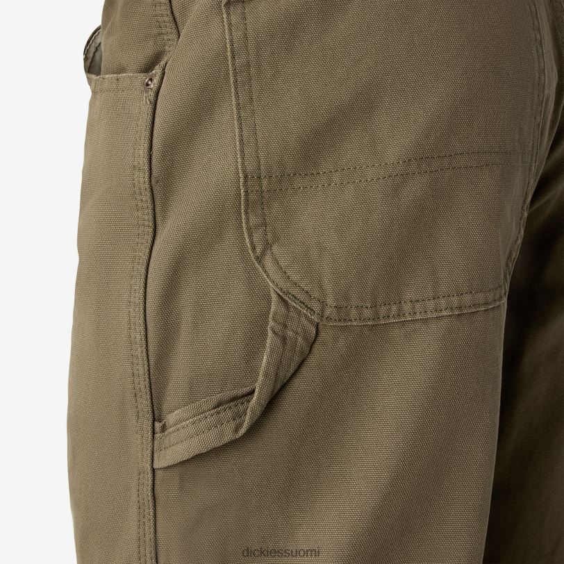 Dickies miehet rento istuvuus raskaat ankkapuusepän housut huuhdeltu sammalvihreä (rms) vaatteet Z844X89