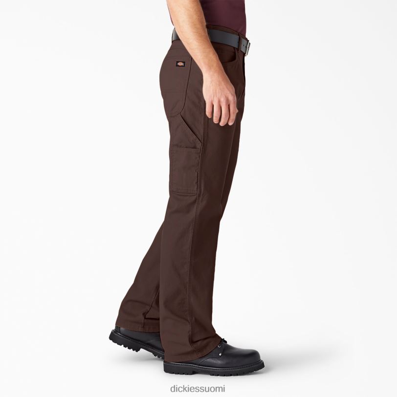 Dickies miehet rento istuvuus raskaat ankkapuusepän housut huuhdeltu suklaanruskea (rcb) vaatteet Z844X86