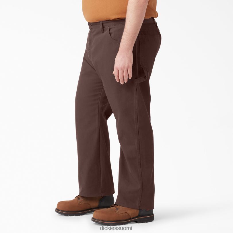 Dickies miehet rento istuvuus raskaat ankkapuusepän housut huuhdeltu suklaanruskea (rcb) vaatteet Z844X86