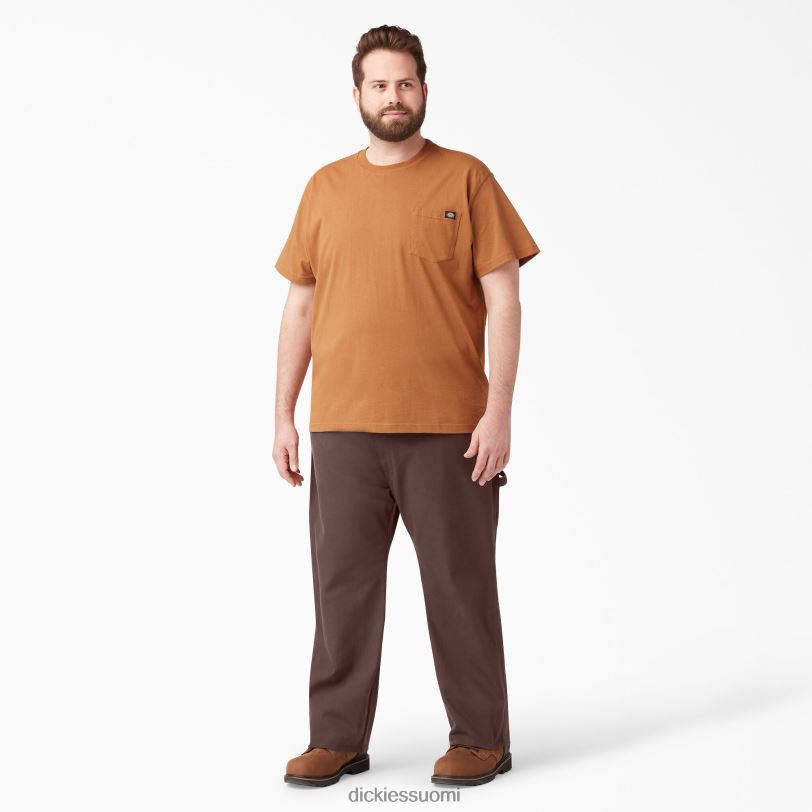 Dickies miehet rento istuvuus raskaat ankkapuusepän housut huuhdeltu suklaanruskea (rcb) vaatteet Z844X86