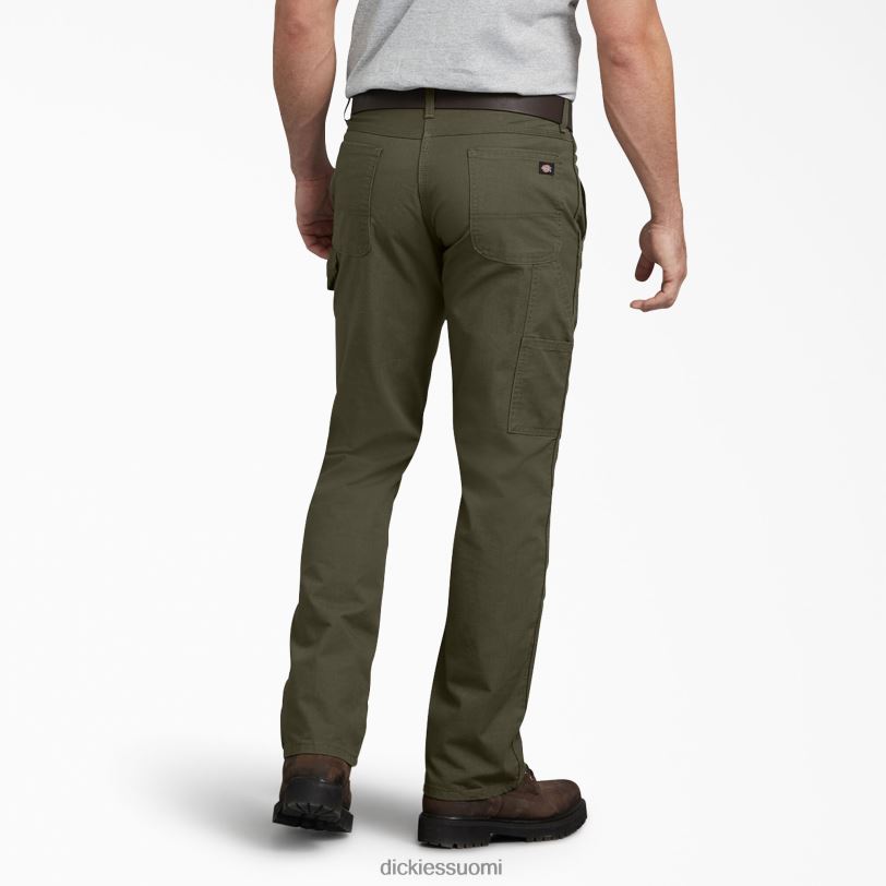 Dickies miehet tavalliset ripstop-puusepänhousut huuhdeltu sammalvihreä (rms) vaatteet Z844X216