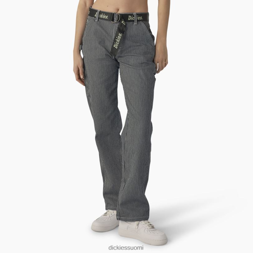 Dickies naiset korkeavyötäröiset puuseppähousut säännöllinen vaatteet Z844X1724