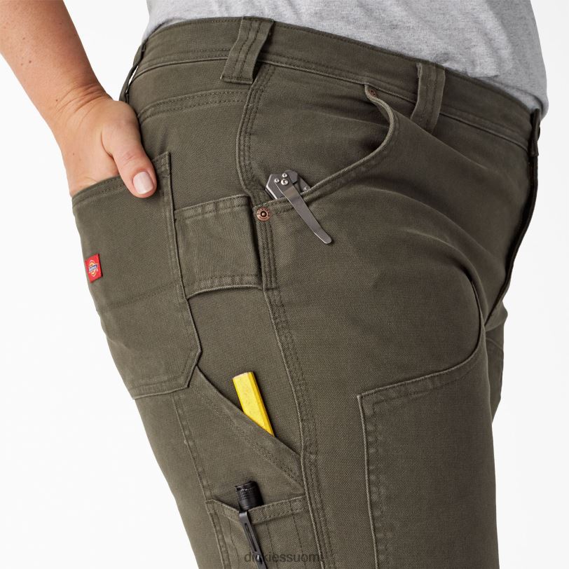 Dickies naiset plus ankka kaksinkertaiset puusepänhousut säännöllinen vaatteet Z844X1862