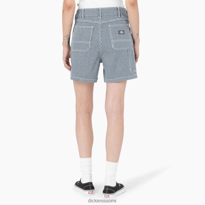 Dickies naiset hickory stripe shortsit 5