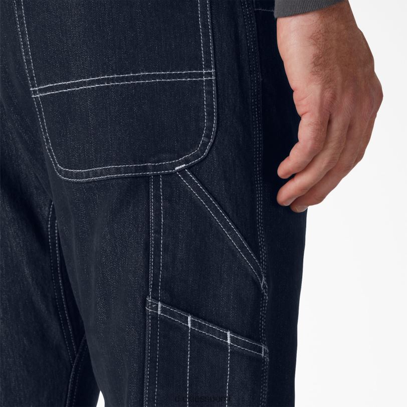 Dickies miehet duratech renegade rento istuvuus farkut tumma ylivärjätty pesu (d2g) vaatteet Z844X261