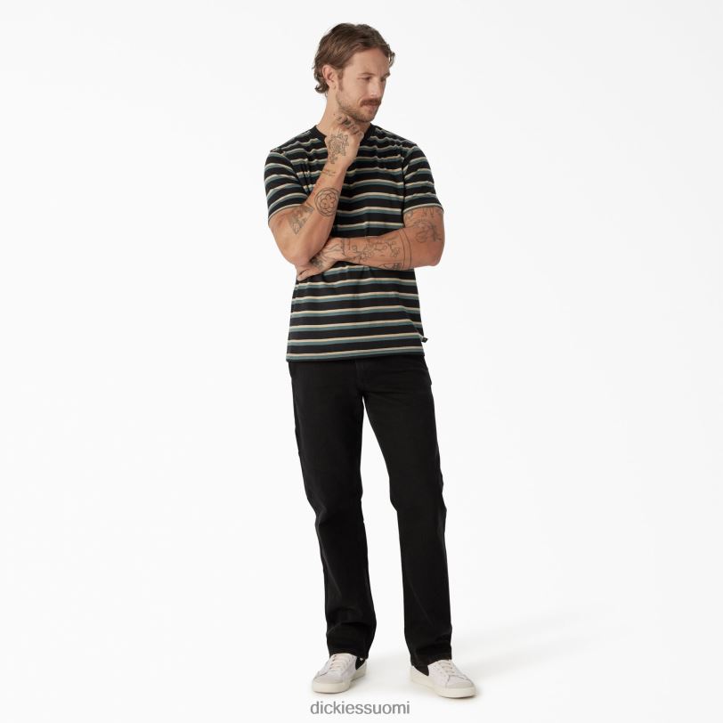 Dickies miehet rullalautailufarkut musta denim (l9d) vaatteet Z844X209