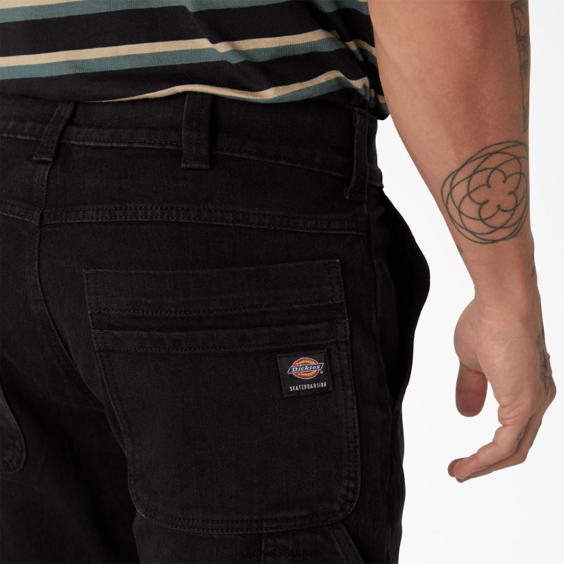 Dickies miehet rullalautailufarkut musta denim (l9d) vaatteet Z844X209