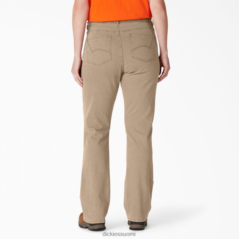 Dickies naiset plus täydellisen muotoiset korkeavyötäröiset bootcut-farkut säännöllinen vaatteet Z844X1879