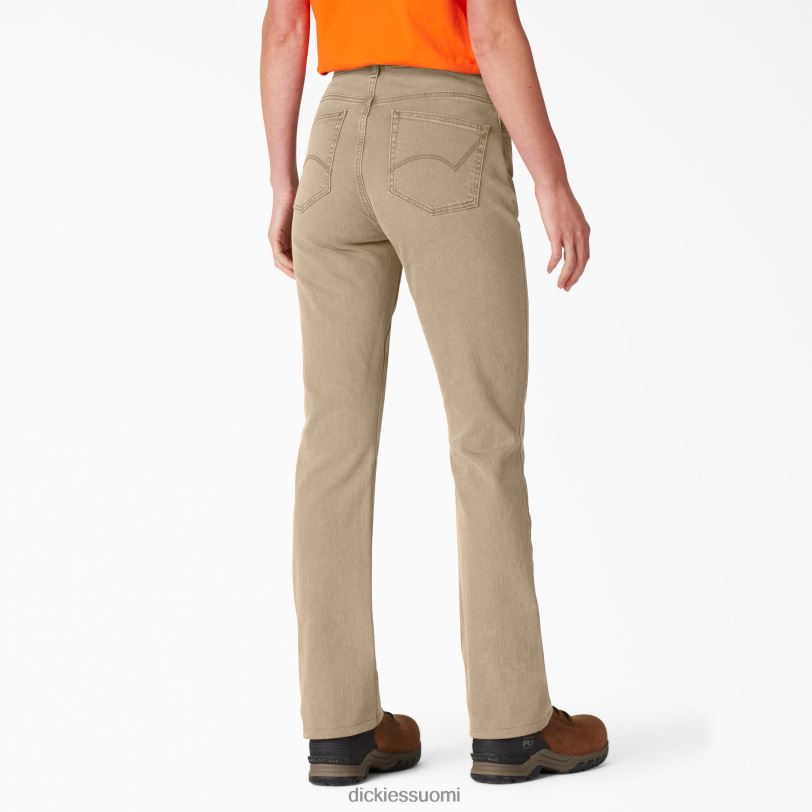 Dickies naiset täydellisen muotoiset korkeavyötäröiset bootcut-farkut säännöllinen vaatteet Z844X1888