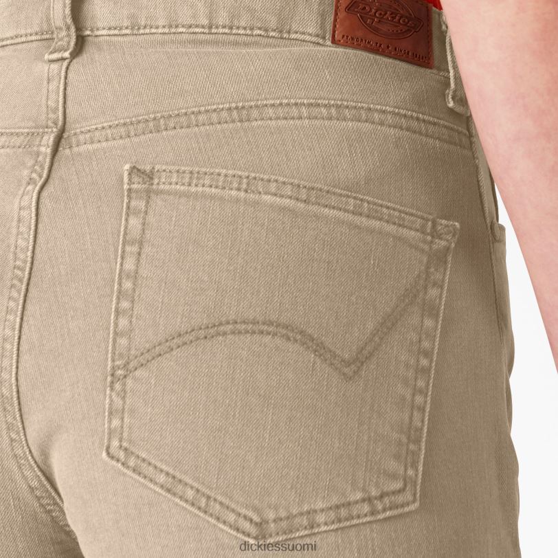 Dickies naiset täydellisen muotoiset korkeavyötäröiset bootcut-farkut säännöllinen vaatteet Z844X1888