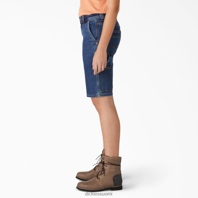 Dickies naiset puusepän farkkushortsit 11