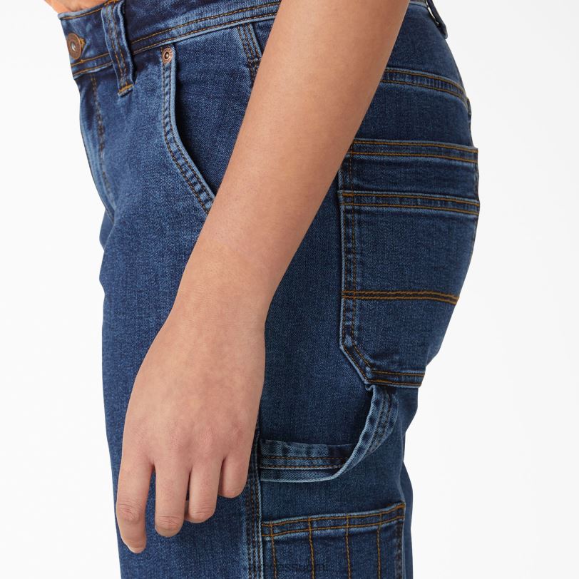 Dickies naiset puusepän farkkushortsit 11