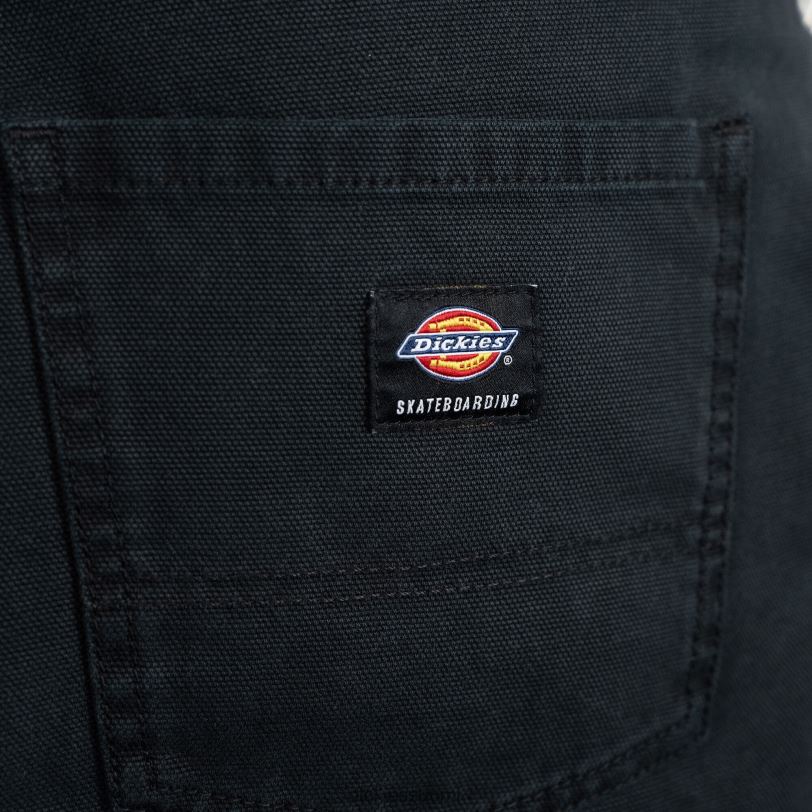 Dickies miehet jake hayes rento istuvuus ankkahousut kivipesty musta (sbk) vaatteet Z844X50