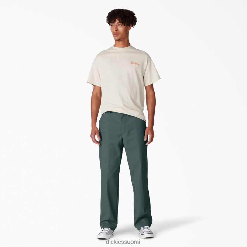 Dickies miehet rullalautailu, tavalliset twill-housut lincoln green (ln) vaatteet Z844X59