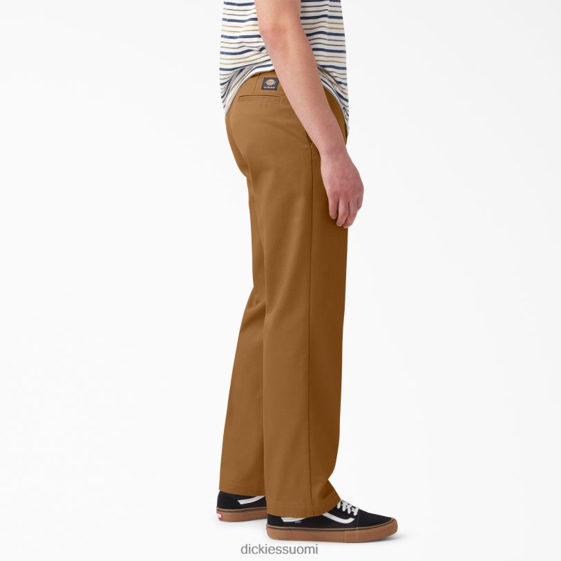 Dickies miehet rullalautailu, tavalliset twill-housut ruskea ankka (bd) vaatteet Z844X54