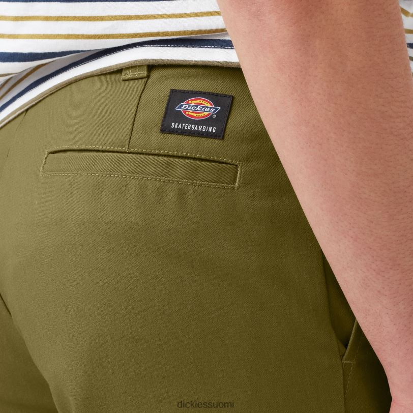 Dickies miehet rullalautailu, tavalliset twill-housut vihreä sammal (g2m) vaatteet Z844X58