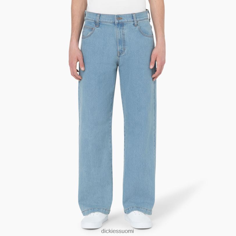 Dickies miehet rullalautailu wingville löysät farkut vaalea denim (ltd) vaatteet Z844X271