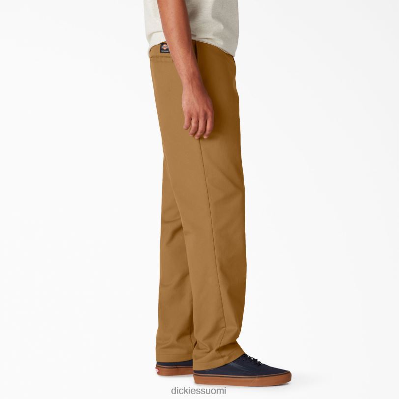 Dickies miehet rullalautailun slim fit housut ruskean ankan kontrastipäällinen tikkaus (tsb) vaatteet Z844X106