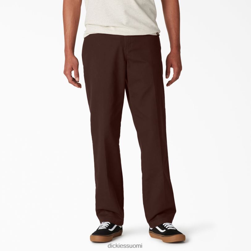 Dickies miehet rullalautailun slim fit housut suklaanruskea (cb) vaatteet Z844X101