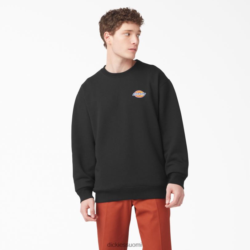 Dickies miehet Fleece brodeerattu rinnassa logollinen collegepaita säännöllinen vaatteet Z844X1132