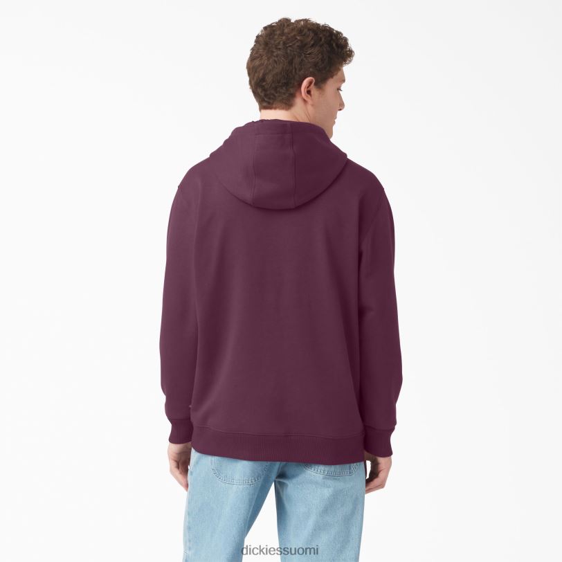 Dickies miehet Fleece brodeerattu rinnassa logollinen huppari säännöllinen vaatteet Z844X1207