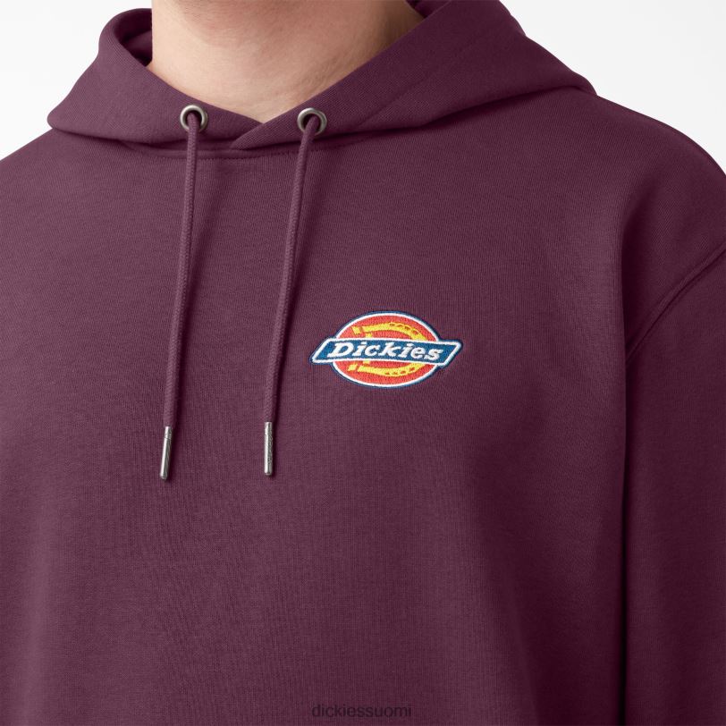 Dickies miehet Fleece brodeerattu rinnassa logollinen huppari säännöllinen vaatteet Z844X1207